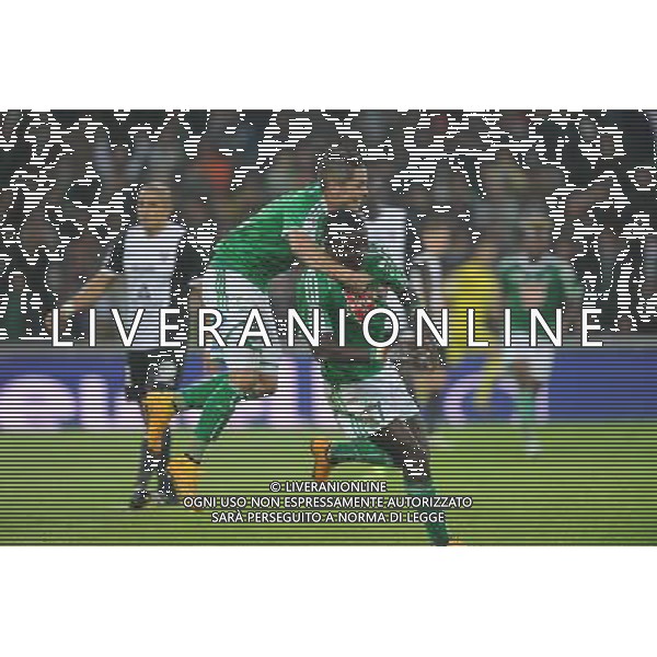 Joie Saint Etienne - Max Alain GRADEL / Romain HAMOUNA - 26.10.2014 - Saint Etienne / Metz - 11eme journee de Ligue 1 - Photo : Jean Paul Thomas / Icon Sport AG ALDO LIVERANI SAS ONLY ITALY