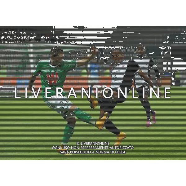 Romain HAMOUNA / Florent MALOUDA - 26.10.2014 - Saint Etienne / Metz - 11eme journee de Ligue 1 - Photo : Jean Paul Thomas / Icon Sport AG ALDO LIVERANI SAS ONLY ITALY