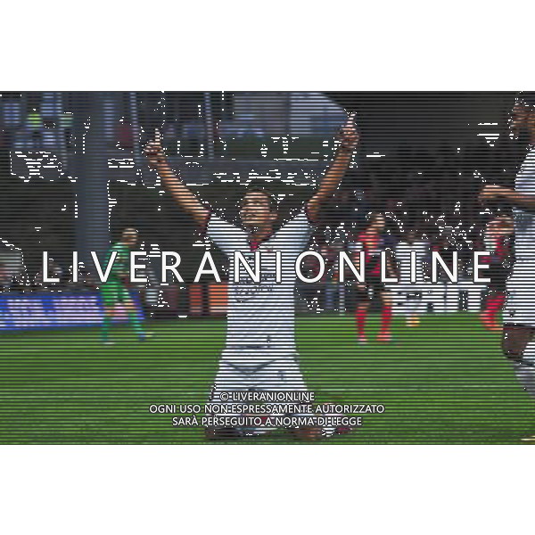 Joie Eduardo De Oliveira - 26.10.20144 - Guingamp / Nice - 11eme journee de Ligue 1 - Photo : Philippe Le Brech / Icon Sport AG ALDO LIVERANI SAS ONLY ITALY