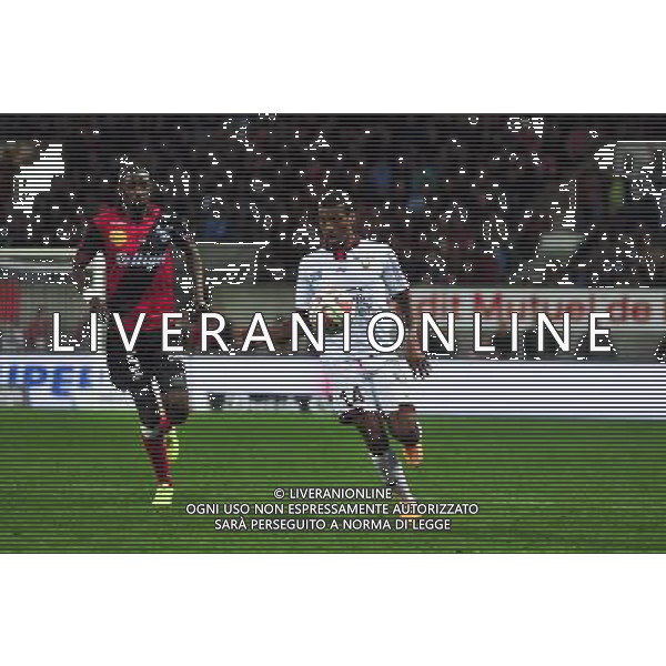 Alassane Plea - 26.10.2014 - Guingamp / Nice - 11eme journee de Ligue 1 - Photo : Philippe Le Brech / Icon Sport AG ALDO LIVERANI SAS ONLY ITALY