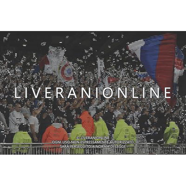 Supporters Lyon - 26.10.2014 - Lyon / Marseille - 11eme journee Ligue 1 Photo : Jean Paul Thomas / Icon Sport AG ALDO LIVERANI SAS ONLY ITALY