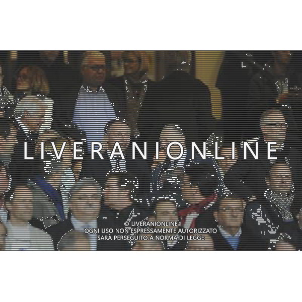 Thierry BRAILLARD / Jean Michel AULAS - 26.10.2014 - Lyon / Marseille - 11eme journee Ligue 1 Photo : Jean Paul Thomas / Icon Sport AG ALDO LIVERANI SAS ONLY ITALY