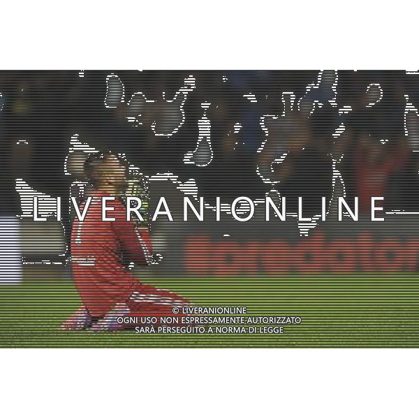 Joie Anthony LOPES - 26.10.2014 - Lyon / Marseille - 11eme journee Ligue 1 Photo : Jean Paul Thomas / Icon Sport AG ALDO LIVERANI SAS ONLY ITALY