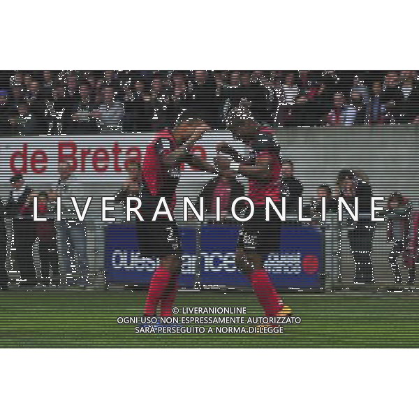 Joie Guingamp - 26.10.2014 - Guingamp / Nice - 11eme journee Ligue 1 Photo : Philippe Le Brech / Icon Sport /Agenzia Aldo Liverani sas - ITALY ONLY - EDITORIAL USE ONLY
