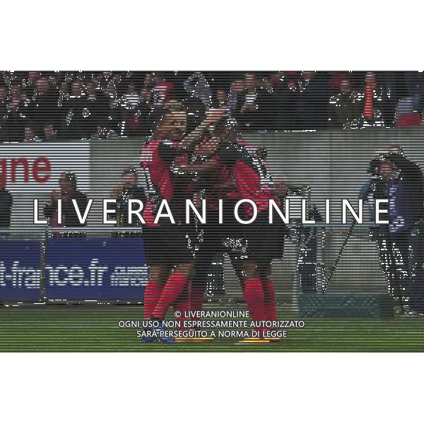 Joie Guingamp - 26.10.2014 - Guingamp / Nice - 11eme journee Ligue 1 Photo : Philippe Le Brech / Icon Sport /Agenzia Aldo Liverani sas - ITALY ONLY - EDITORIAL USE ONLY
