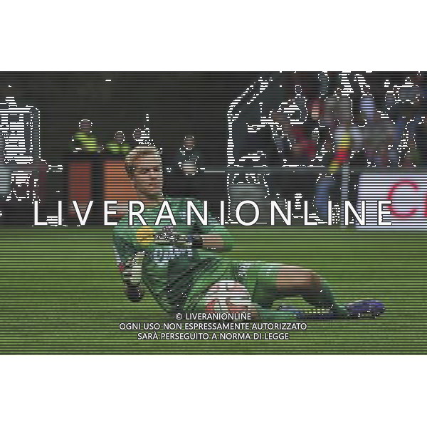 Jonas Lossl - 26.10.2014 - Guingamp / Nice - 11eme journee Ligue 1 Photo : Philippe Le Brech / Icon Sport /Agenzia Aldo Liverani sas - ITALY ONLY - EDITORIAL USE ONLY
