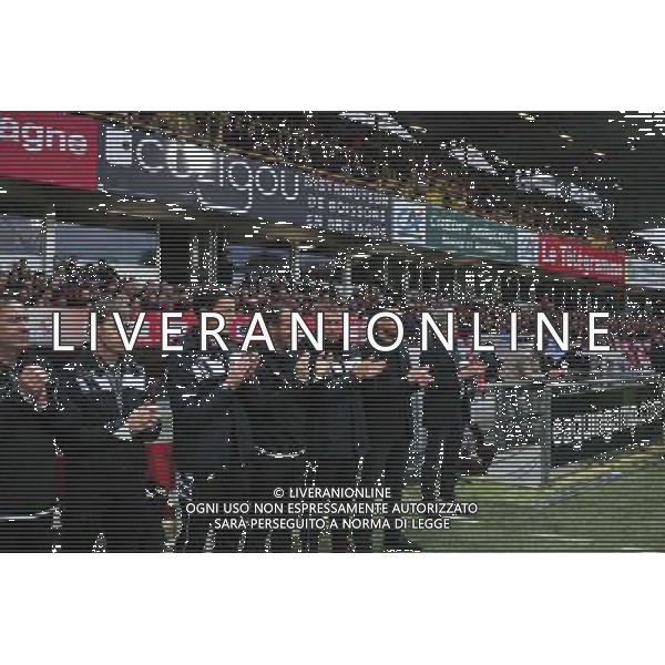 Staff Guingamp - 26.10.2014 - Guingamp / Nice - 11eme journee Ligue 1 Photo : Philippe Le Brech / Icon Sport /Agenzia Aldo Liverani sas - ITALY ONLY - EDITORIAL USE ONLY