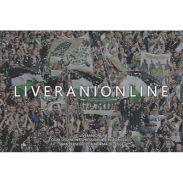 Supporters Saint Etienne - 26.10.2014 - Saint Etienne / Metz - 11eme journee Ligue Photo : Jean Paul Thomas / Icon Sport /Agenzia Aldo Liverani sas - ITALY ONLY - EDITORIAL USE ONLY