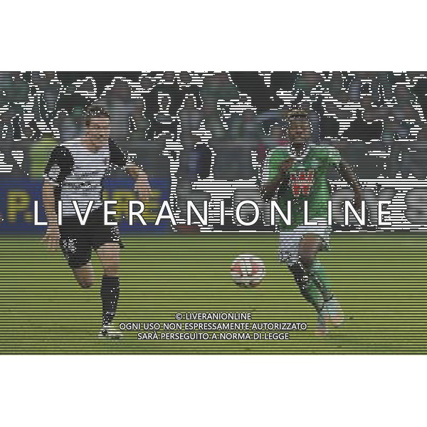 Gaetan BUSSMANN / Allan SAINT MAXIMIN - 26.10.2014 - Saint Etienne / Metz - 11eme journee Ligue Photo : Jean Paul Thomas / Icon Sport /Agenzia Aldo Liverani sas - ITALY ONLY - EDITORIAL USE ONLY
