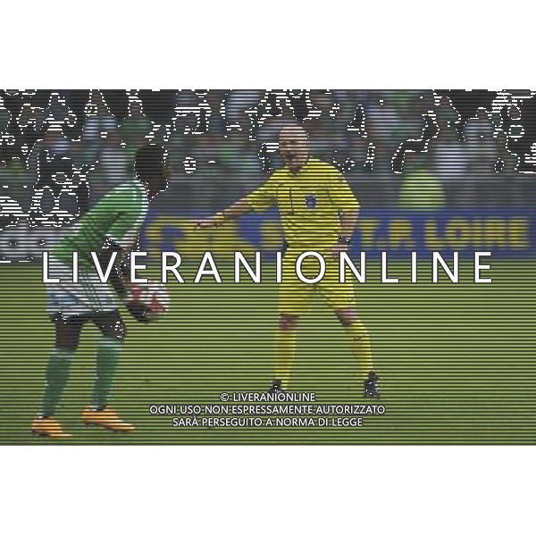 Max Alain GRADEL / Sebastien MOREIRA - 26.10.2014 - Saint Etienne / Metz - 11eme journee Ligue Photo : Jean Paul Thomas / Icon Sport /Agenzia Aldo Liverani sas - ITALY ONLY - EDITORIAL USE ONLY