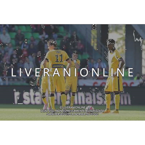 DECEPTION LILLE - Michael FREY / Divock ORIGI - 26.10.2014 - Rennes / Lille - 11eme journee de Ligue 1 - Photo : Vincent Michel / Icon Sport /Agenzia Aldo Liverani sas - ITALY ONLY - EDITORIAL USE ONLY