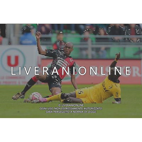 Gelson FERNANDES / Idrissa GUEYE - 26.10.2014 - Rennes / Lille - 11eme journee de Ligue 1 - Photo : Vincent Michel / Icon Sport /Agenzia Aldo Liverani sas - ITALY ONLY - EDITORIAL USE ONLY