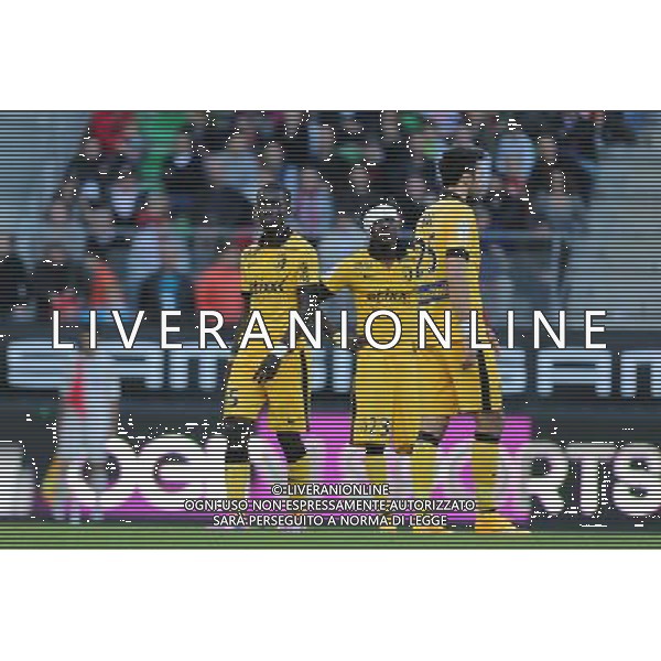 Idrissa GUEYE / Pape SOUARE / Marko BASA - 26.10.2014 - Rennes / Lille - 11eme journee de Ligue 1 - Photo : Vincent Michel / Icon Sport /Agenzia Aldo Liverani sas - ITALY ONLY - EDITORIAL USE ONLY