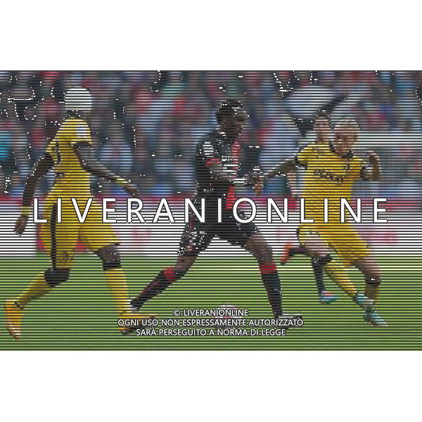 Mahamadou HABIBOU / Simon KJAER - 26.10.2014 - Rennes / Lille - 11eme journee de Ligue 1 - Photo : Vincent Michel / Icon Sport /Agenzia Aldo Liverani sas - ITALY ONLY - EDITORIAL USE ONLY