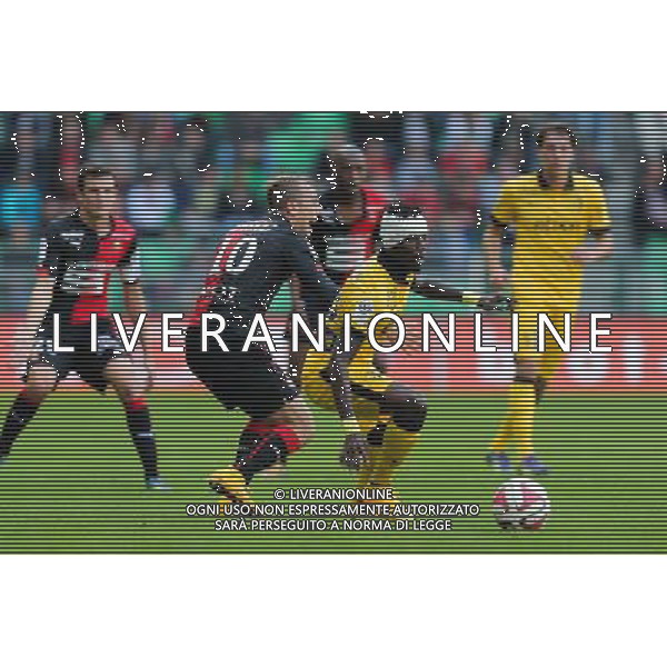 Pape SOUARE / Kamil GROSICKI - 26.10.2014 - Rennes / Lille - 11eme journee de Ligue 1 - Photo : Vincent Michel / Icon Sport /Agenzia Aldo Liverani sas - ITALY ONLY - EDITORIAL USE ONLY