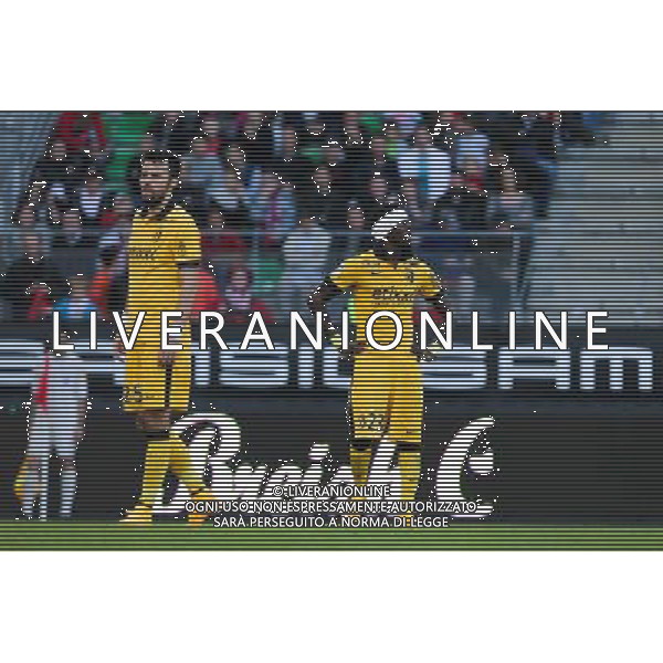 Pape SOUARE / Marko BASA - 26.10.2014 - Rennes / Lille - 11eme journee de Ligue 1 - Photo : Vincent Michel / Icon Sport /Agenzia Aldo Liverani sas - ITALY ONLY - EDITORIAL USE ONLY