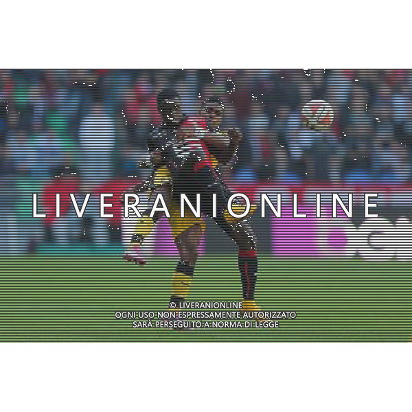 Paul Georges NTEP / Franck BERIA - 26.10.2014 - Rennes / Lille - 11eme journee de Ligue 1 - Photo : Vincent Michel / Icon Sport /Agenzia Aldo Liverani sas - ITALY ONLY - EDITORIAL USE ONLY