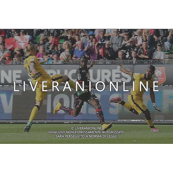 Paul Georges NTEP / Simon KJAER / Franck BERIA - 26.10.2014 - Rennes / Lille - 11eme journee de Ligue 1 - Photo : Vincent Michel / Icon Sport /Agenzia Aldo Liverani sas - ITALY ONLY - EDITORIAL USE ONLY