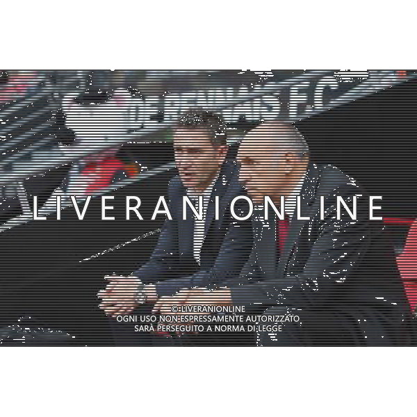 Philippe MONTANIER / Rene RUELLO - 26.10.2014 - Rennes / Lille - 11eme journee de Ligue 1 - Photo : Vincent Michel / Icon Sport /Agenzia Aldo Liverani sas - ITALY ONLY - EDITORIAL USE ONLY