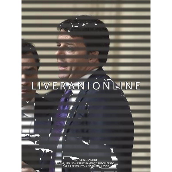 Roma - 29/10/2014 - Palazzo Chigi - Il Presidente del Consiglio dei Ministri Matteo Renzi incontra il Presidente della Repubblica di Polonia Bronislaw Komorowski - nella foto: / Ph. Fabrizio Corradetti - Ag. Aldo Liverani sas