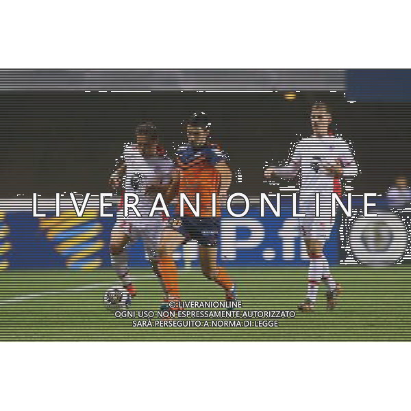 Benoit LESOIMIER / Morgan SANSON - 28.10.2014 - Montpellier / Ajaccio - Coupe de la Ligue Photo : Nicolas Guyonnet / Icon Sport /Agenzia Aldo Liverani sas - ITALY ONLY - EDITORIAL USE ONLY