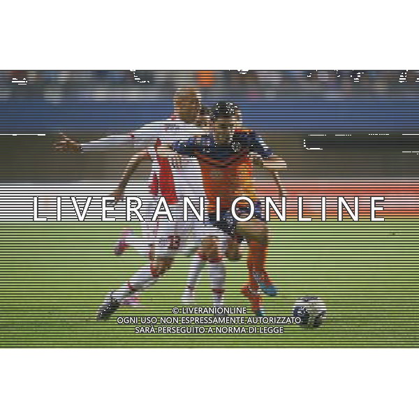 Morgan SANSON - 28.10.2014 - Montpellier / Ajaccio - Coupe de la Ligue Photo : Nicolas Guyonnet / Icon Sport /Agenzia Aldo Liverani sas - ITALY ONLY - EDITORIAL USE ONLY