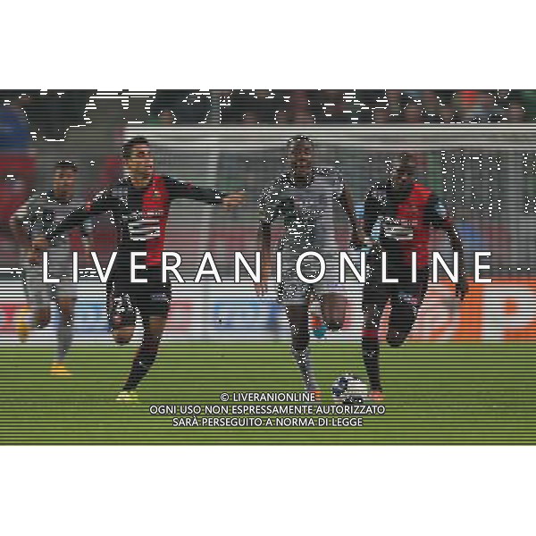 Giannelli IMBULA / Benjamin ANDRE / Abdoulaye DOUCOURE - 28.10.2014 - Rennes / Marseille - Coupe de la ligue Photo : Vincent Michel / Icon Sport /Agenzia Aldo Liverani sas - ITALY ONLY - EDITORIAL USE ONLY