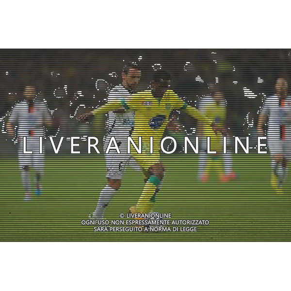 Birama TOURE / Anthony GONCALVES - 28.10.2014 - Nantes / Laval - Coupe de la Ligue - Photo : Vincent Michel / Icon Sport /Agenzia Aldo Liverani sas - ITALY ONLY - EDITORIAL USE ONLY