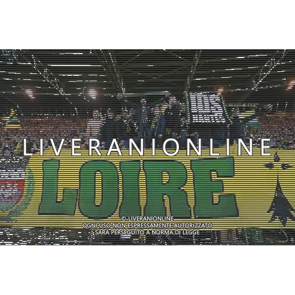 Supporters Nantes - 28.10.2014 - Nantes / Laval - Coupe de la Ligue - Photo : Vincent Michel / Icon Sport /Agenzia Aldo Liverani sas - ITALY ONLY - EDITORIAL USE ONLY