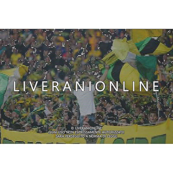 Supporters Nantes - 28.10.2014 - Nantes / Laval - Coupe de la Ligue - Photo : Vincent Michel / Icon Sport /Agenzia Aldo Liverani sas - ITALY ONLY - EDITORIAL USE ONLY