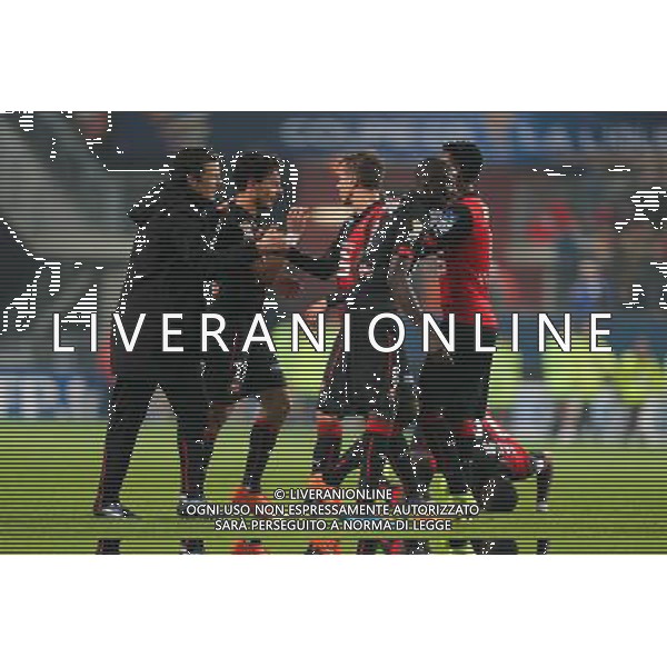 Joie Romain DANZE / Philipp HOSINER / Abdoulaye DOUCOURE / Anders KONRADSEN - 29.10.2014 - Rennes / Marseille - Coupe de la ligue Photo : Vincent Michel / Icon Sport /Agenzia Aldo Liverani sas - ITALY ONLY - EDITORIAL USE ONLY