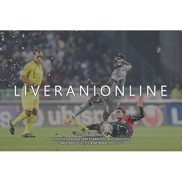 Benjamin MENDY / Benjamin ANDRE - 29.10.2014 - Rennes / Marseille - Coupe de la Ligue Photo : Vincent Michel / Icon Sport /Agenzia Aldo Liverani sas - ITALY ONLY - EDITORIAL USE ONLY