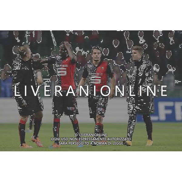 Kamil GROSICKI / Andoulaye DOUCOURE / Philipp HOSINER / Adrien HUNOU - 29.10.2014 - Rennes / Marseille - Coupe de la Ligue Photo : Vincent Michel / Icon Sport /Agenzia Aldo Liverani sas - ITALY ONLY - EDITORIAL USE ONLY