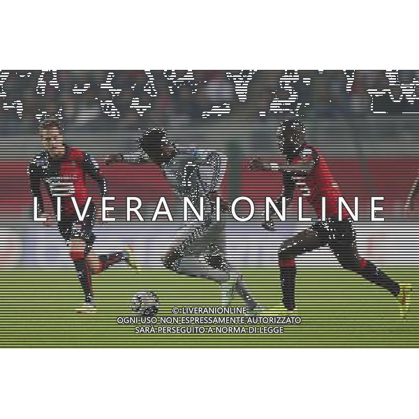 Michy BATSHUAYI / Fallou DIAGNE - 29.10.2014 - Rennes / Marseille - Coupe de la Ligue Photo : Vincent Michel / Icon Sport /Agenzia Aldo Liverani sas - ITALY ONLY - EDITORIAL USE ONLY