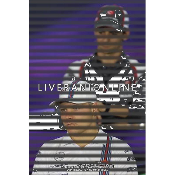 aValtteri Bottas (FIN), Williams F1 Team nd Esteban Gutierrez (MEX), Sauber F1 Team at the FIA Press Conference 30.10.2014. Formula 1 World Championship, Rd 17, United States Grand Prix, Austin, Texas, USA, Preparation Day. AG ALDO LIVERANI SAS ONLY ITALY