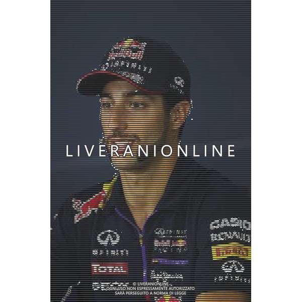 Daniel Ricciardo (AUS) Red Bull Racing in the FIA Press Conference. 30.10.2014. Formula 1 World Championship, Rd 17, United States Grand Prix, Austin, Texas, USA, Preparation Day. AG ALDO LIVERANI SAS ONLY ITALY