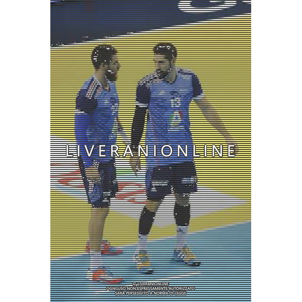 Luka KARABATIC / Nikola KARABATIC - 30.10.2014 - France / Republique Tcheque - Qualifications Championnat d\'Europe Photo : Jean Paul Thomas / Icon Sport /Agenzia Aldo Liverani sas - ITALY ONLY - EDITORIAL USE ONLY
