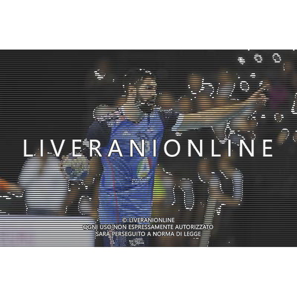 Nikola KARABATIC - 30.10.2014 - France / Republique Tcheque - Qualifications Championnat d\'Europe Photo : Jean Paul Thomas / Icon Sport /Agenzia Aldo Liverani sas - ITALY ONLY - EDITORIAL USE ONLY