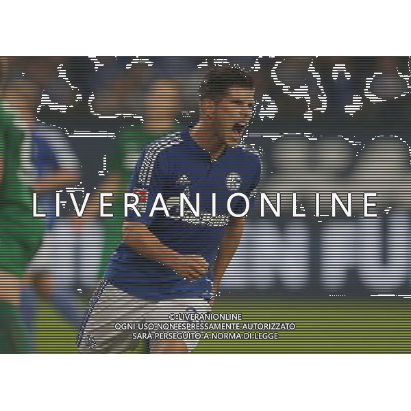 firo Fu§ball,Fussball, 31.10.2014 1.Bundesliga, Saison 2014/2015 FC Schalke - FC Augsburg JUbel KLaas-Jan Huntelaar nach seinem Tor zum 1:0 Jubel $worldrightsEs gelten unsere AGB, einsehbar auf www.firosportphoto.de copyright by firo sportphoto: Coesfelder Str.207 48249 DŸlmen www.firosportphoto.de mail@firosportphoto.de (V o l k s b a n k B o c h u m - W i t t e n ) BLZ.: 430 601 29 Kt. Nr.: 341 117 100 Tel:Ê 02594 - 9916004 Fax:Ê02594 - 9916005 AG ALDO LIVERANI SAS ONLY ITALY