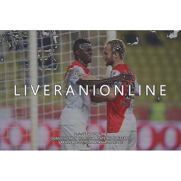 Elderson ECHIEJILE / Valere GERMAIN - 31.10.2014 - Monaco / Reims - 12eme journee de Ligue 1 Photo: Manuel Blondeau /Icon Sport AG ALDO LIVERANI SAS ONLY ITALY