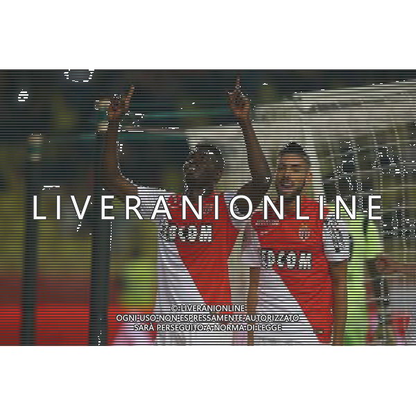 Elderson ECHIEJILE / Yannick FERREIRA CARRASCO - 31.10.2014 - Monaco / Reims - 12eme journee de Ligue 1 Photo: Manuel Blondeau /Icon Sport AG ALDO LIVERANI SAS ONLY ITALY