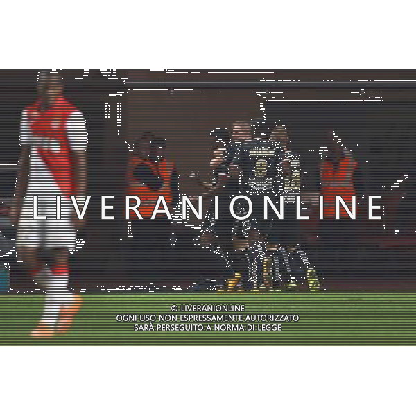 joie Benjamin Moukandjo - 31.10.2014 - Monaco / Reims - 12eme journee de Ligue 1 Photo: Manuel Blondeau /Icon Sport AG ALDO LIVERANI SAS ONLY ITALY
