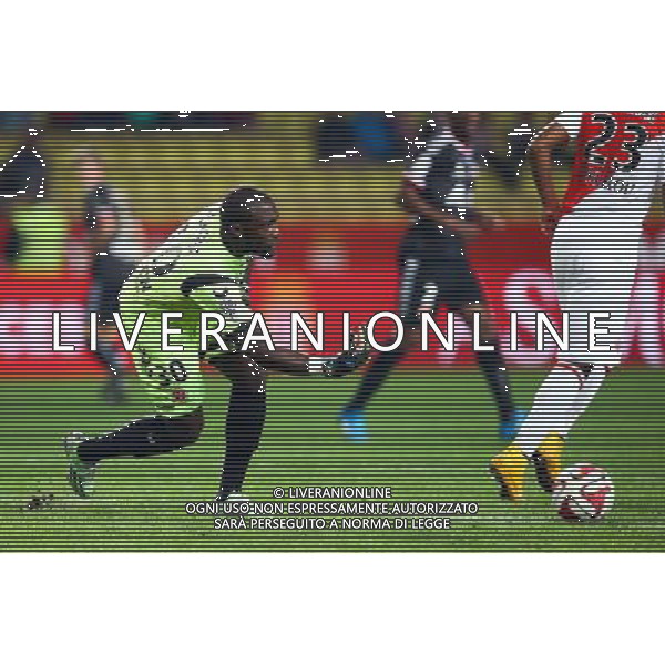 Johny Placide - 31.10.2014 - Monaco / Reims - 12eme journee de Ligue 1 Photo: Manuel Blondeau / Icon Sport /Agenzia Aldo Liverani sas - ITALY ONLY - EDITORIAL USE ONLY