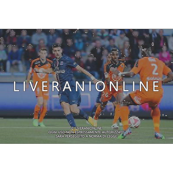 Javier PASTORE - 01.11.2014 - Lorient / Paris Saint Germain - 12eme journee de Ligue 1 - Photo : Vincent Michel / Icon Sport ag aldo liverani sas only italy