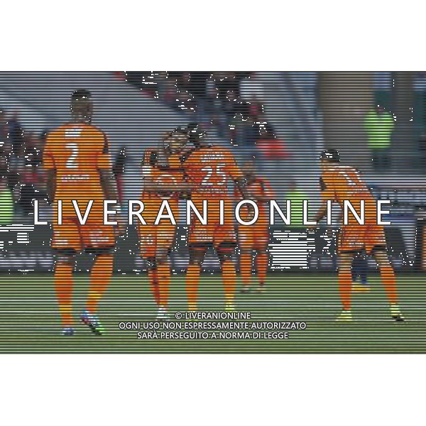 Joie Raphael GUERREIRO - 01.11.2014 - Lorient / Paris Saint Germain - 12eme journee de Ligue 1 - Photo : Vincent Michel / Icon Sport ag aldo liverani sas only italy