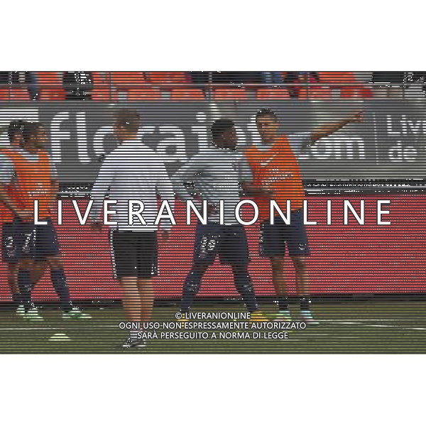 Serge AURIER / MARQUINHOS - 01.11.2014 - Lorient / Paris Saint Germain - 12eme journee de Ligue 1 Photo : Vincent Michel / Icon Sport AG ALDO LIVERANI SAS ONLY ITALY