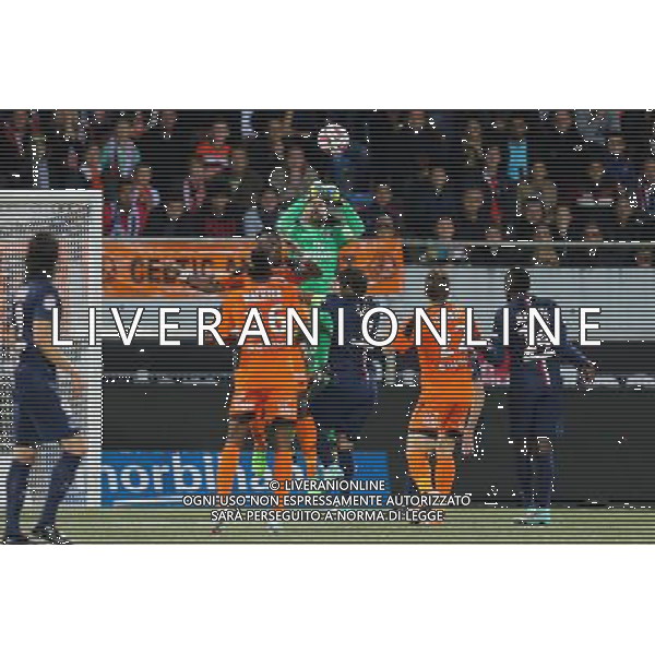 Salvatore SIRIGU - 01.11.2014 - Lorient / Paris Saint Germain - 12eme journee de Ligue 1 Photo : Vincent Michel / Icon Sport AG ALDO LIVERANI SAS ONLY ITALY