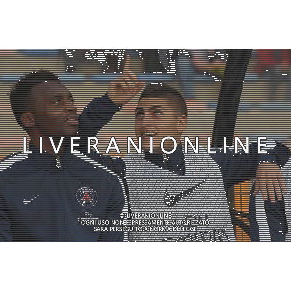 Jean Christophe BAHEBECK / Marco VERRATTI - 01.11.2014 - Lorient / Paris Saint Germain - 12eme journee de Ligue 1 Photo : Vincent Michel / Icon Sport AG ALDO LIVERANI SAS ONLY ITALY