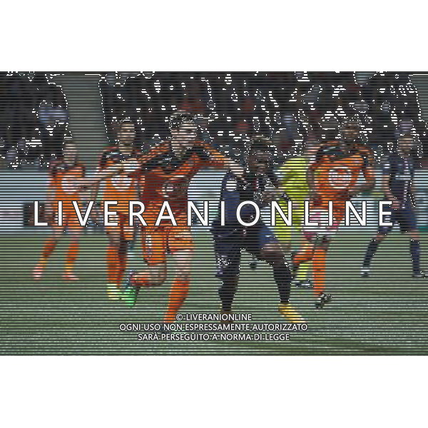 Jean Christophe BAHEBECK / Vincent LE GOFF - 01.11.2014 - Lorient / Paris Saint Germain - 12eme journee de Ligue 1 - Photo : Vincent Michel / Icon Sport AG ALDO LIVERANI SAS ONLY ITALY