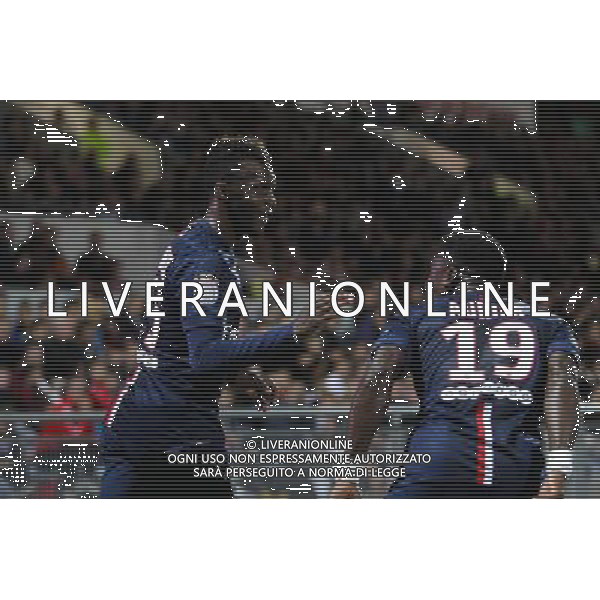 Joie PSG - Jean Christophe BAHEBECK - 01.11.2014 - Lorient / Paris Saint Germain - 12eme journee de Ligue 1 - Photo : Vincent Michel / Icon Sport AG ALDO LIVERANI SAS ONLY ITALY